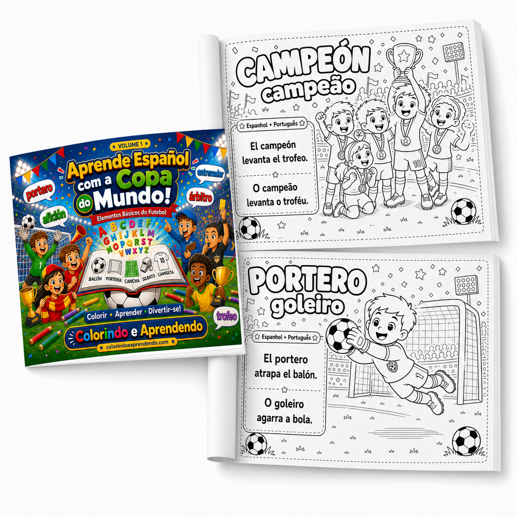 Aprenda Espanhol com a Copa do Mundo Volume 1