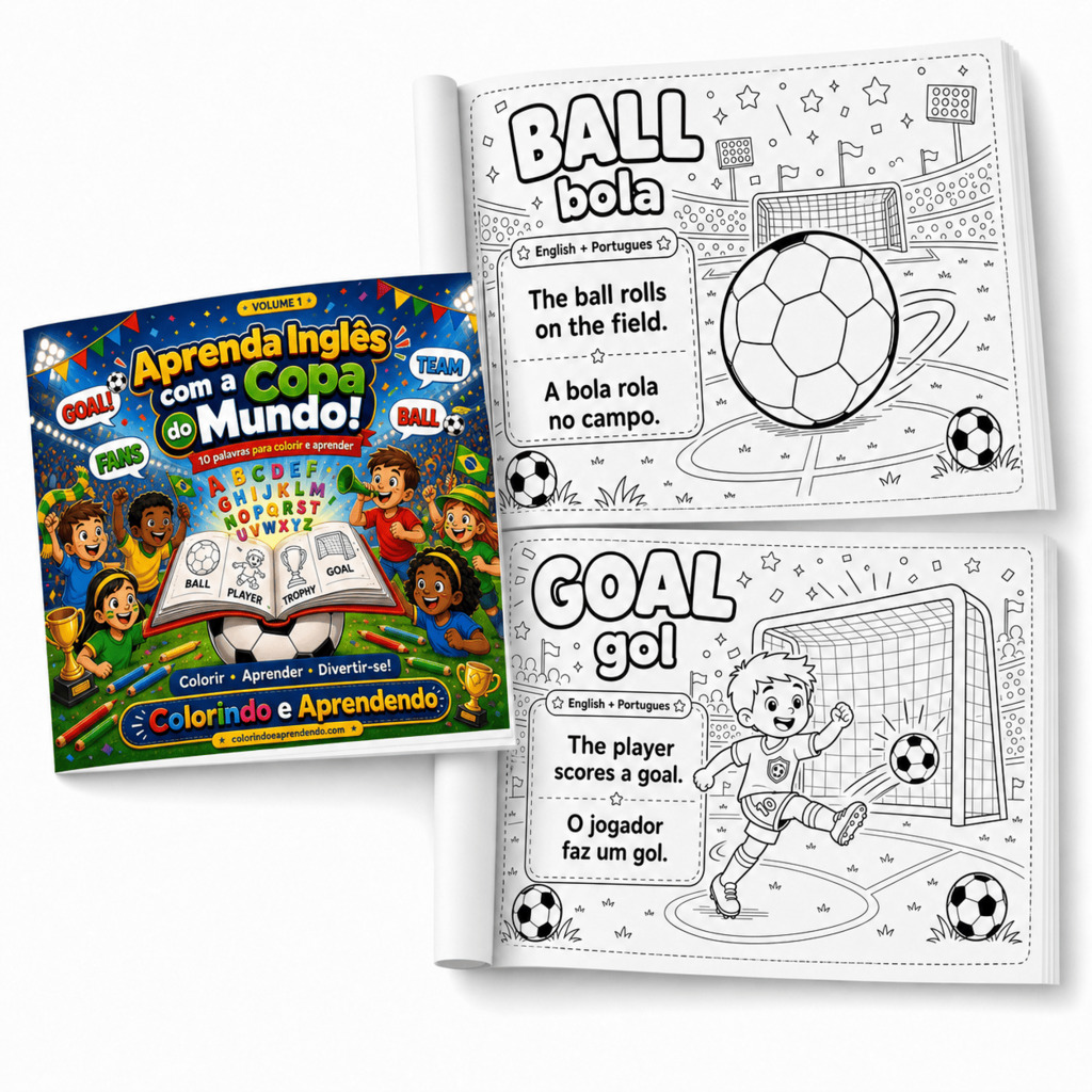 Aprenda Inglês com a Copa do Mundo Volume 1